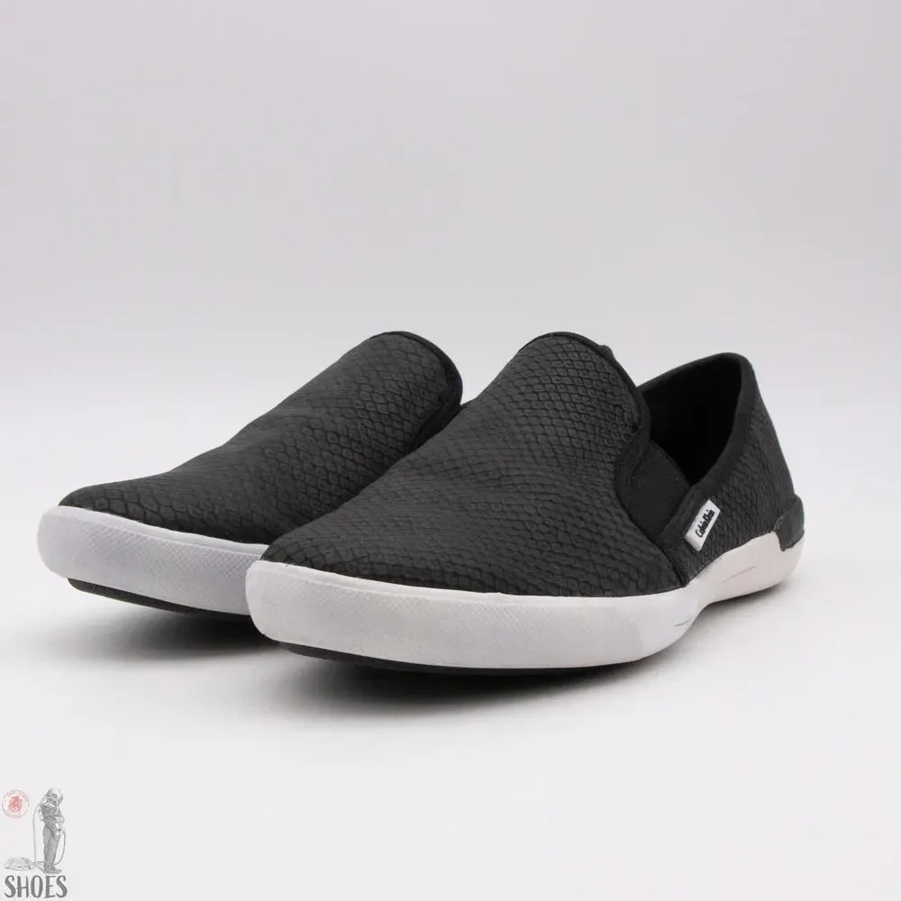 Calvin Klein Talisha Men's 10 Black Mesh‎ Slip-On Loafers - Size 10